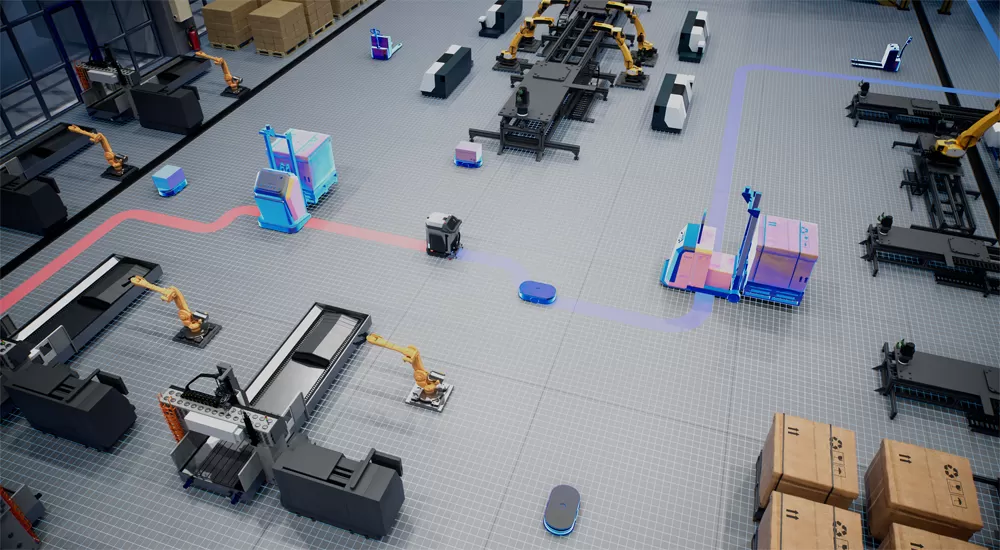 与AGV协同作业，专为工厂场景打造 