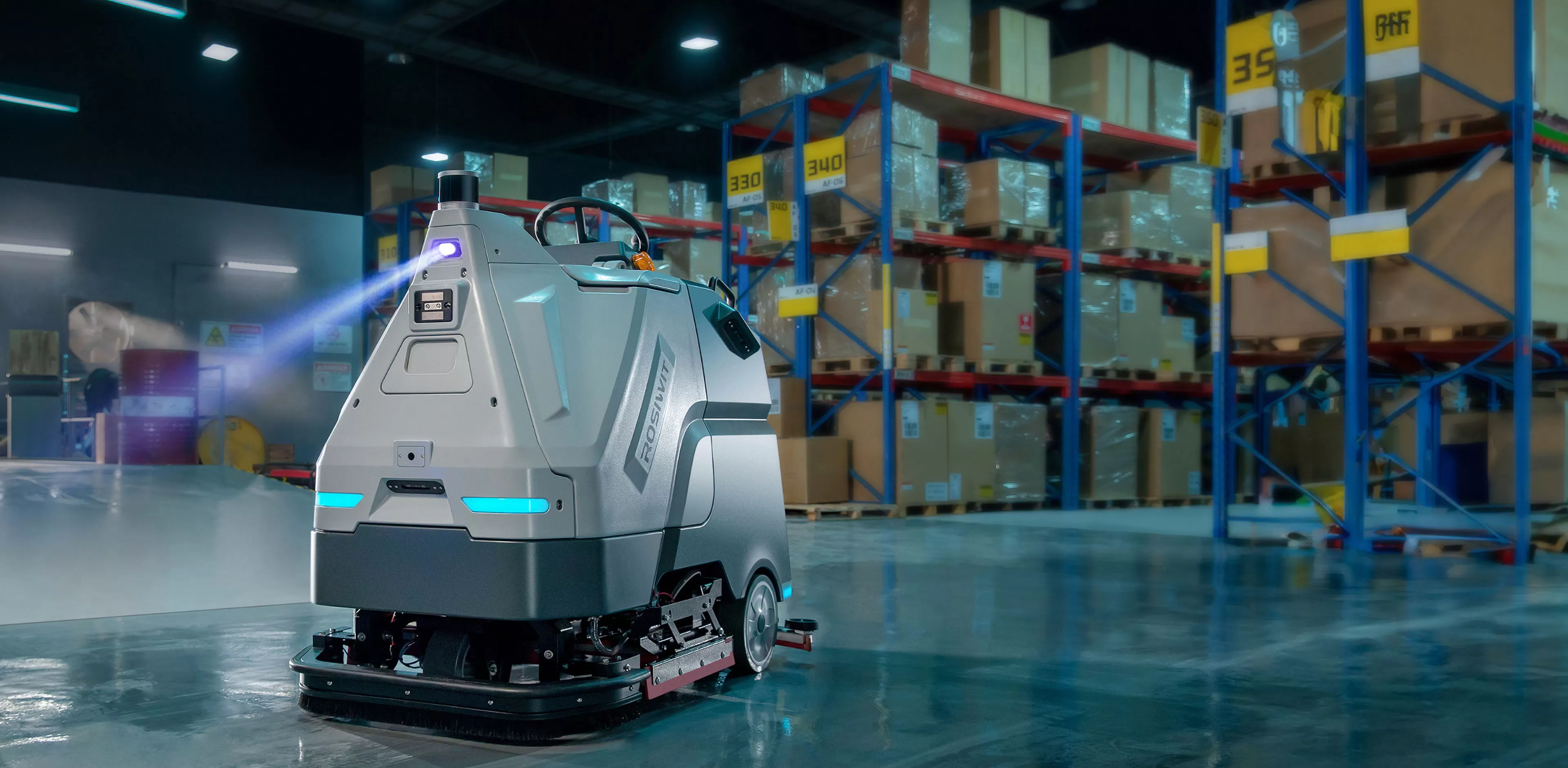 智能物流仓储清洁机器人